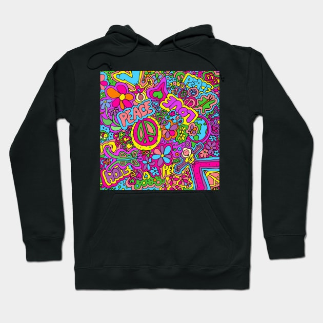 More Love and Peace Hoodie by TheSkullArmy